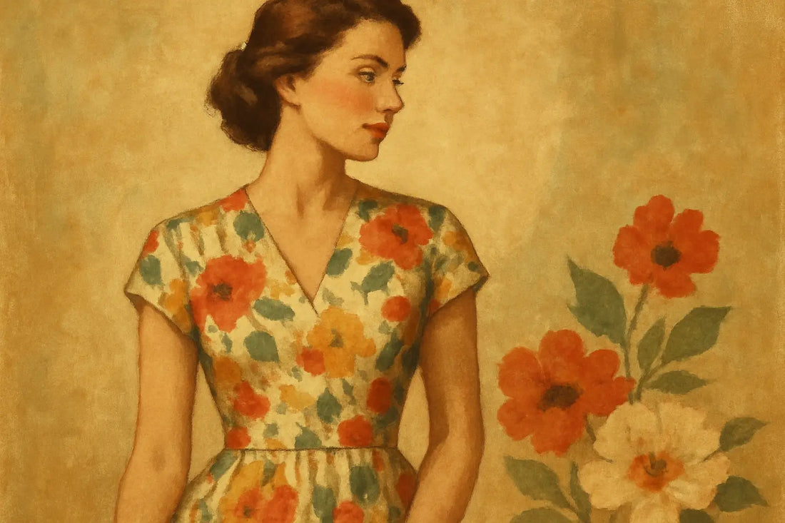 Why a Painterly Floral Print Dress Works