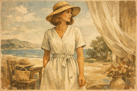 Why a Minimalist Linen Dress with Sleeves Works