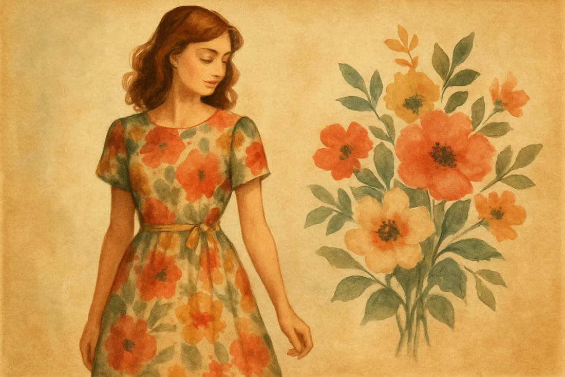 Why a Watercolour Floral Midi Dress Works