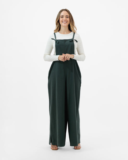 Laelia - Relaxed Linen Wide-Leg Jumpsuit