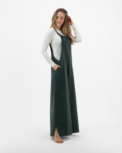 Laelia - Relaxed Linen Wide-Leg Jumpsuit