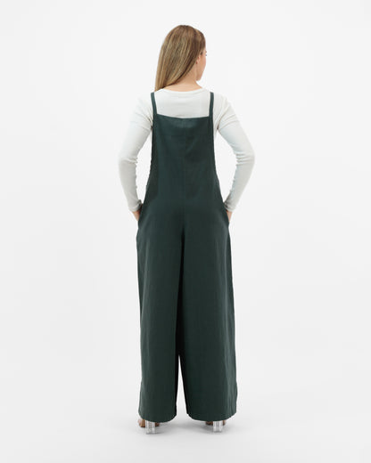 Laelia - Relaxed Linen Wide-Leg Jumpsuit